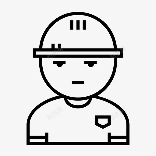 工人男孩建筑图标svg_新图网 https://ixintu.com t恤 安全帽 工人 建筑 愤怒的人 男人 男孩 院子