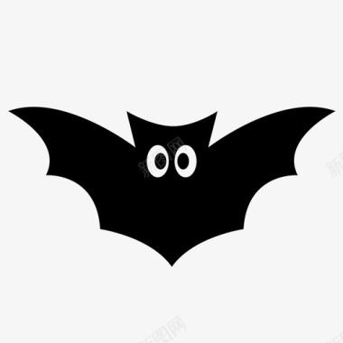 蝙蝠幽灵恐怖图标图标