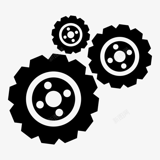 齿轮安装首选项图标svg_新图网 https://ixintu.com 安装 设置 调谐 车轮 首选项 齿轮