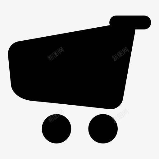 购物车购物者在线购物图标svg_新图网 https://ixintu.com 在线购物 杂货车 电子商务 购买 购物者 购物车