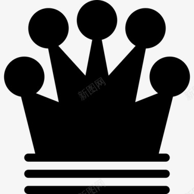 皇后游戏棋子形状图标图标