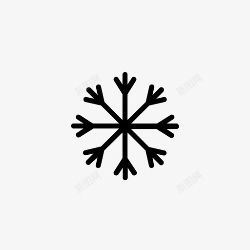 雪天气状况下雪天气图标svg_新图网 https://ixintu.com 下雪 下雪天气 光 天气状况 线 雪 雪花 预报