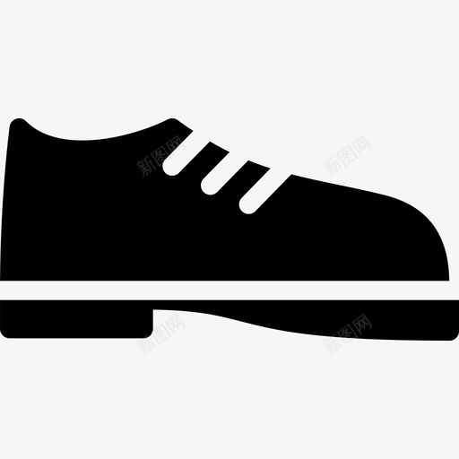 鞋款式实心图标svg_新图网 https://ixintu.com 女 实心图标 形状 款式 男 衣服和配件-实心 购物 鞋
