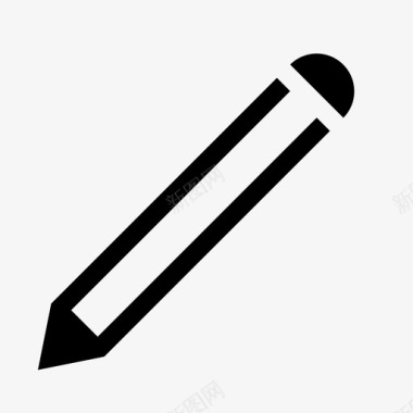 铅笔工具学校图标图标