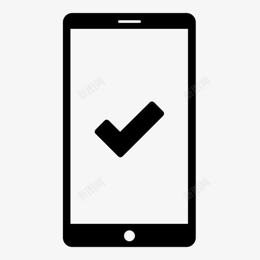 智能电话批准手机图标svg_新图网 https://ixintu.com 复选标记 安全 手机 批准 支票 智能电话 移动 移动批准