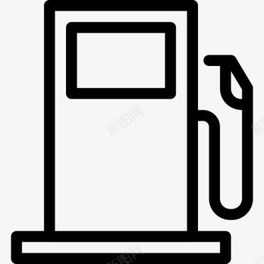 气泵形状汽油泵图标图标
