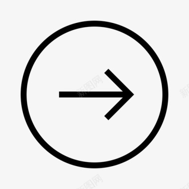 箭头按钮圆圈图标图标
