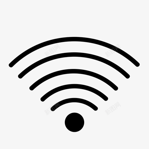 wifi无线网络wifi信号图标svg_新图网 https://ixintu.com wifi wifi信号 wifi连接 互联网 在线 已连接 无线网络