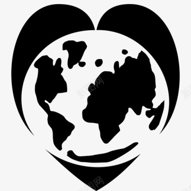 世界爱世界和平爱图标图标