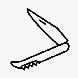 刀片割刀样式拉吉奥尔刀器具开关刀片图标高清图片