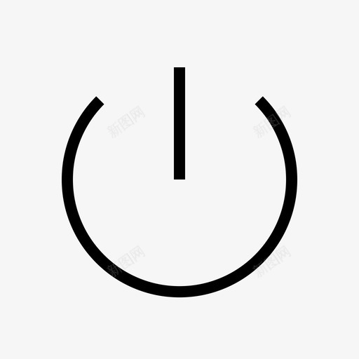 电源按钮注销图标svg_新图网 https://ixintu.com 关机 关闭 按钮 注销 电源 登录 重新启动