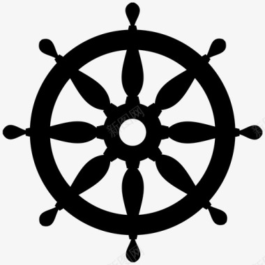 船轮水手海图标图标