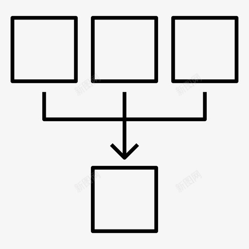 组织结构图工作职业图标svg_新图网 https://ixintu.com 人员 关系 办公室内部 大纲 工作 组织结构图 职业 责任 部分