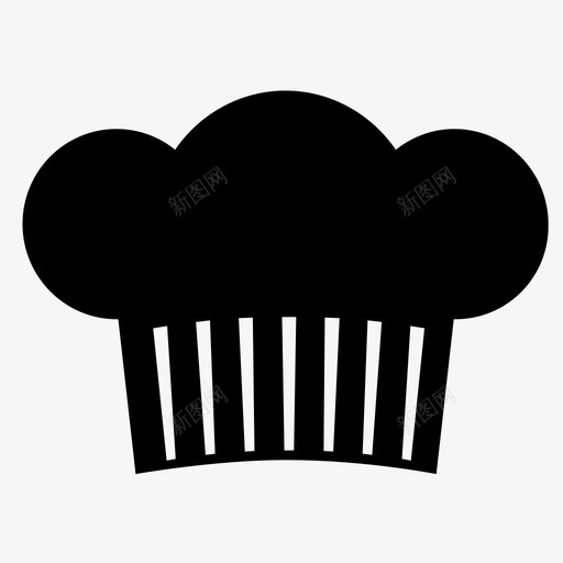 厨师帽烹饪食品图标svg_新图网 https://ixintu.com 厨师帽 厨房 帽子和帽子 烹饪 食品