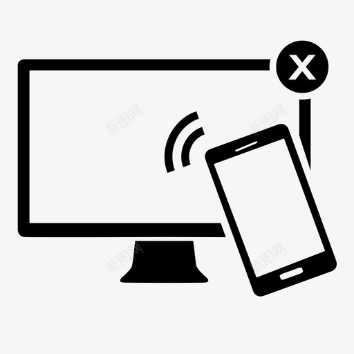 移动电视集成失败技术屏幕图标svg_新图网 https://ixintu.com iphone 屏幕 技术 无连接 电话 移动电视集成失败 问题