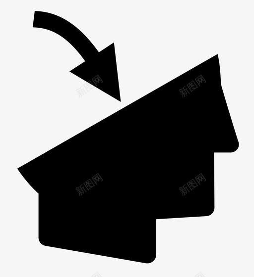 想法箭头头部图标svg_新图网 https://ixintu.com 头部 想法 插入 插入想法 新想法 箭头 输入 输入想法