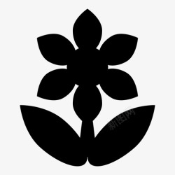 淑女花花淑女可爱图标高清图片