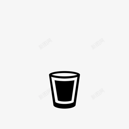 小杯全杯玻璃杯图标svg_新图网 https://ixintu.com 全杯 夜生活 小杯 玻璃器皿 玻璃杯 白酒 调酒师 酒吧