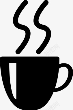 杯子托盘茶杯图标图标