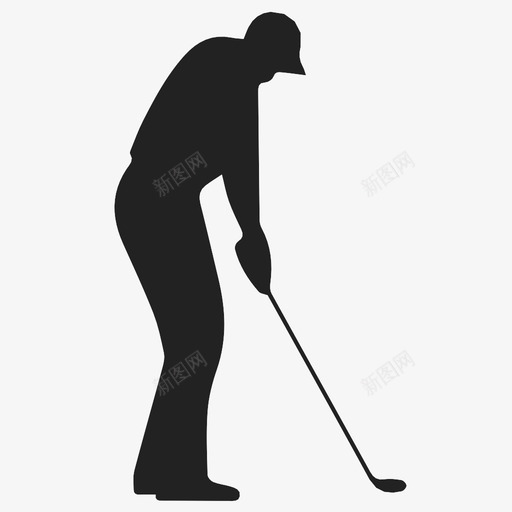 高尔夫运动人图标svg_新图网 https://ixintu.com 人 田径 老虎伍兹 运动 运动员 高尔夫 高尔夫俱乐部 高尔夫球手