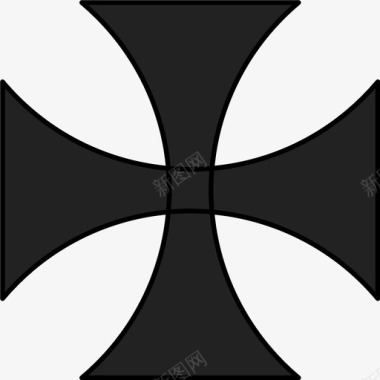 十字图案符号学历史符号图标图标