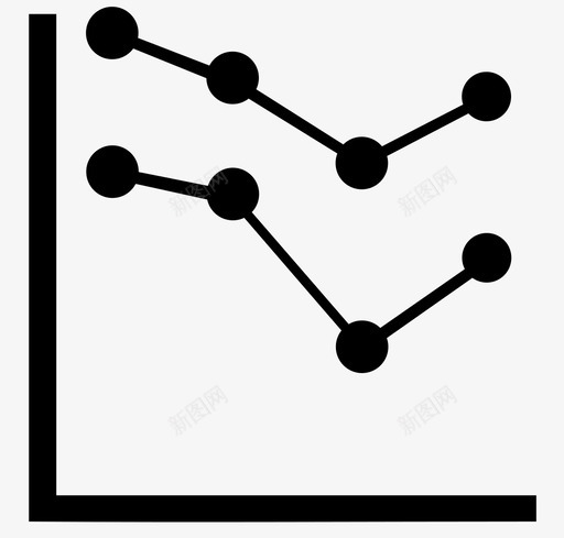 折线图图表指标图标svg_新图网 https://ixintu.com kpi 信息图 图表 折线图 指标 统计 进度
