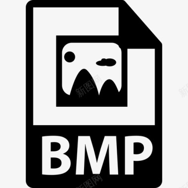 BMP文件格式符号界面文件格式图标图标