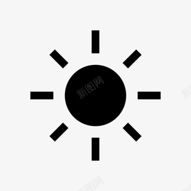 太阳节奏阳光图标图标