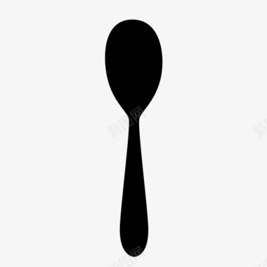 勺子餐具餐匙图标图标
