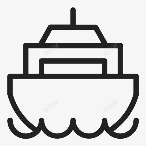 渡轮运输船图标svg_新图网 https://ixintu.com 乘坐 太平洋西北 水手 渡轮 船 西雅图图标 运输