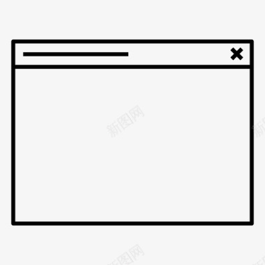 窗口应用程序框架图标图标