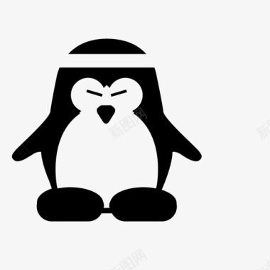 日本企鹅企鹅图标图标