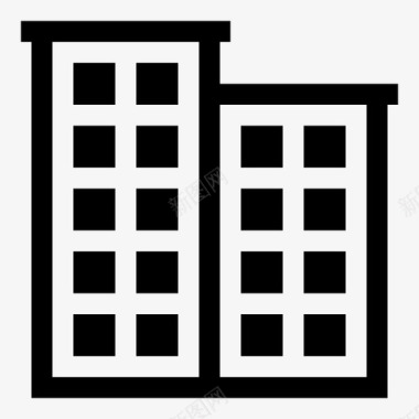 建筑住房房地产图标图标