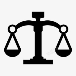 法律体系尺度平衡比较图标高清图片