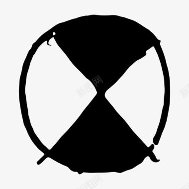 圆形椭圆形绘画图标图标