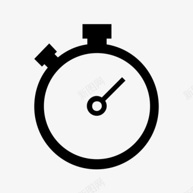 计时器圈计时器运动图标图标