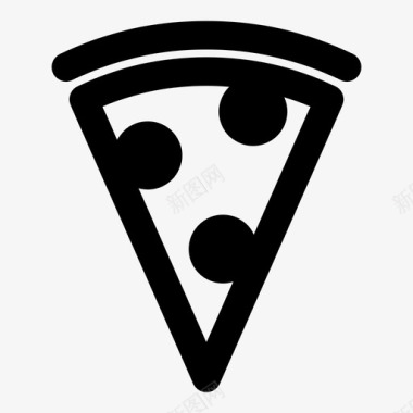 披萨美味小吃图标图标