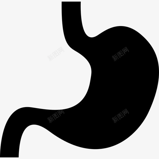 胃医疗身体部位图标svg_新图网 https://ixintu.com 医疗 胃 身体部位