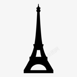 塞纳河埃菲尔铁塔欧洲法国图标高清图片
