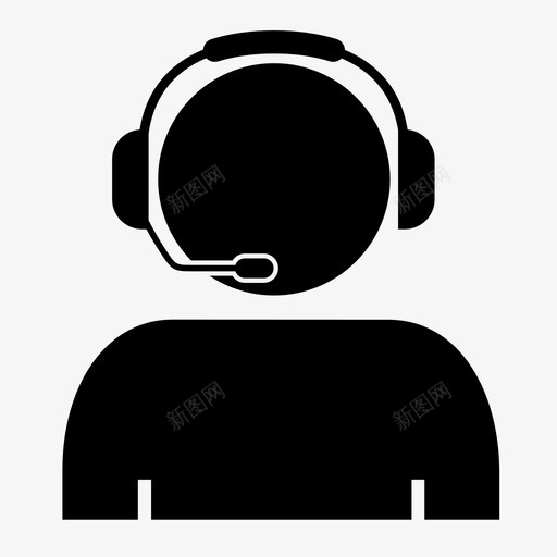 飞行员麦克风热线图标svg_新图网 https://ixintu.com 客户帮助 客户服务 帮助 控制器 热线 耳机 飞行 飞行员 麦克风