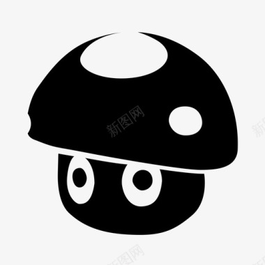 小蘑菇反面图标图标