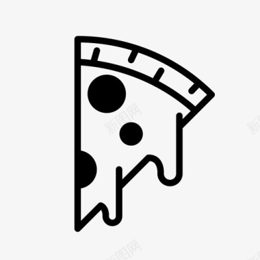 披萨junkfood餐食图标图标