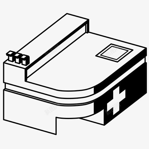 医院疗养院医学院图标svg_新图网 https://ixintu.com 临终关怀院 医学院 医生 医疗中心 医院 城市 救护车 疗养院 病房 诊所