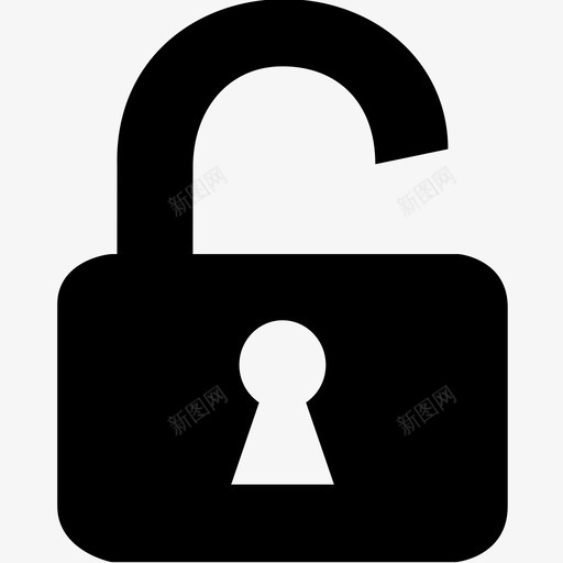 未加密解锁签名图标svg_新图网 https://ixintu.com pgp 保护 安全 密码 未加密 签名 解锁