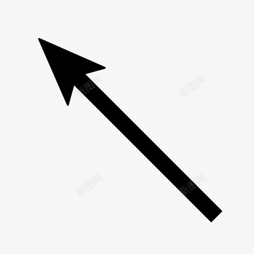 左上箭头有角度角图标svg_新图网 https://ixintu.com 上 填充 左上 左上箭头 有角度 标志性 角