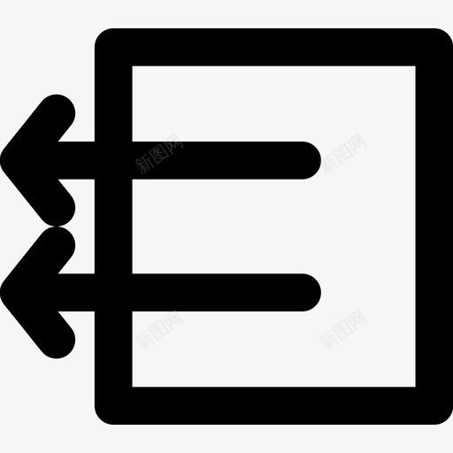 外部箭头移动导航图标svg_新图网 https://ixintu.com ui 外部箭头 实心图标 导航 左箭头 形状 步骤 用户界面 移动 箭头视图实心