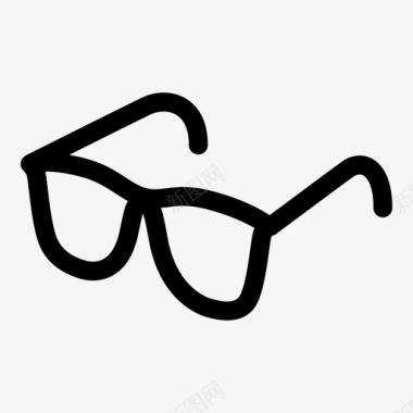 眼镜视力镜框图标图标