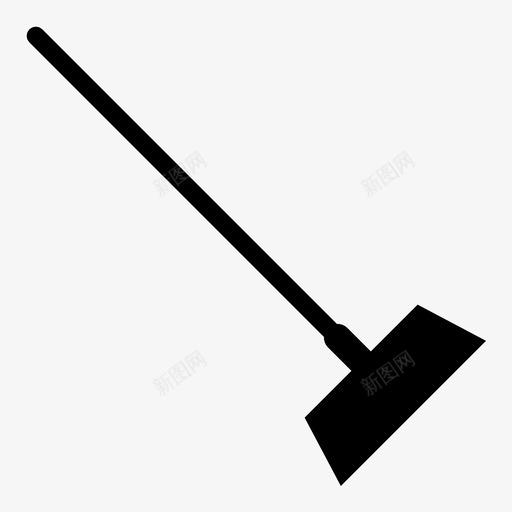 锄头挖掘设备图标svg_新图网 https://ixintu.com 工具 挖掘 设备 铲子 锄头