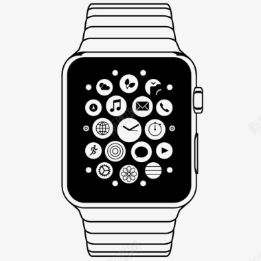 智能手表苹果技术配件图标图标