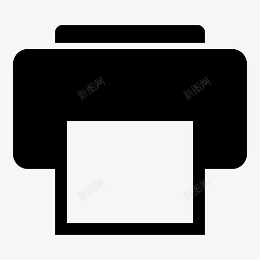 打印机办公机纸张图标svg_新图网 https://ixintu.com 办公机 打印 打印机 用户体验 用户界面 简单 纸张 苹果灵感